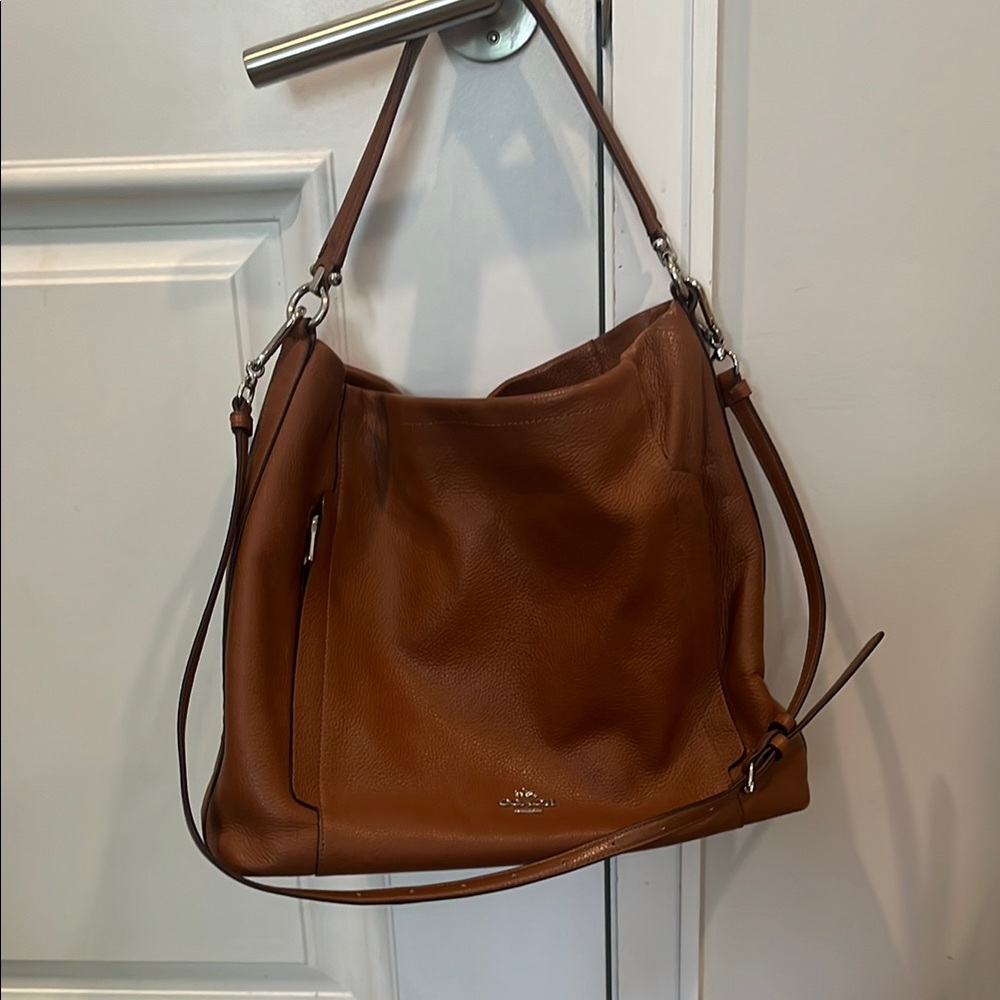 Coach Brown Leather Shoulder Bag